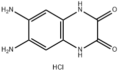 6,7-DIAMINOQUINOXALINE-2,3-DIONE, DIHYDROCHLORIDE Structural