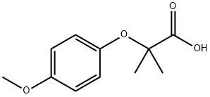 2-(4-METHOXY-PHENOXY)-2-METHYL-PROPIONIC ACID Structural