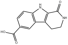 1-OXO-2,3,4,9-TETRAHYDRO-1H-B-CARBOLINE-6-CARBOXYLIC ACID Structural