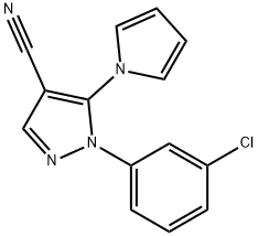 1-(3-CHLOROPHENYL)-5-(1H-PYRROL-1-YL)-1H-PYRAZOLE-4-CARBONITRILE