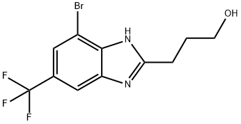 4-BROMO-2-(3-HYDROXYPROPYL)-6-(TRIFLUOROMETHYL)BENZIMIDAZOLE