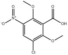 3-CHLORO-2,6-DIMETHOXY-5-NITROBENZOIC ACID Structural