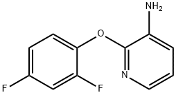 3-AMINO-2-(2,4-DIFLUOROPHENOXY)PYRIDINE Structural