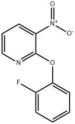 2-(2-FLUOROPHENOXY)-3-NITROPYRIDINE Structural