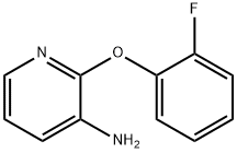 3-AMINO-2-(2-FLUOROPHENOXY)PYRIDINE Structural