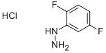 2,5-Difluorophenylhydrazine hydrochloride Structural