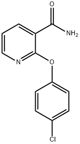 2-(4-CHLOROPHENOXY)NICOTINAMIDE Structural