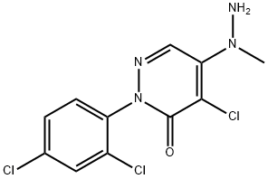 4-CHLORO-2-(2,4-DICHLOROPHENYL)-5-(1-METHYLHYDRAZINO)-2,3-DIHYDROPYRIDAZIN-3-ONE