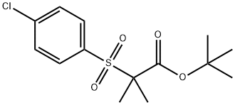 TERT-BUTYL 2-[(4-CHLOROPHENYL)SULFONYL]-2-METHYLPROPANOATE