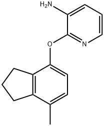 2-[(7-METHYL-2,3-DIHYDRO-1H-INDEN-4-YL)OXY]PYRIDIN-3-AMINE