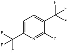 2-CHLORO-3,6-BIS(TRIFLUOROMETHYL)PYRIDINE Structural