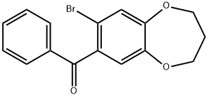 (8-BROMO-3,4-DIHYDRO-2H-1,5-BENZODIOXEPIN-7-YL)(PHENYL)METHANONE