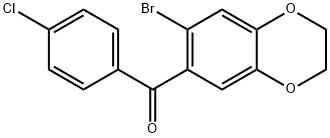 (7-BROMO-2,3-DIHYDRO-1,4-BENZODIOXIN-6-YL)(4-CHLOROPHENYL)METHANONE