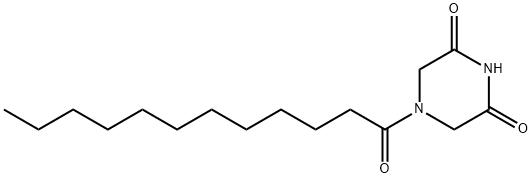 4-DODECANOYLPIPERAZINE-2,6-DIONE Structural