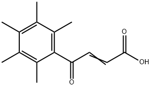 4-OXO-4-(2,3,4,5,6-PENTAMETHYLPHENYL)BUT-2-ENOIC ACID Structural