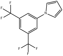 1-[3,5-BIS(TRIFLUOROMETHYL)PHENYL]PYRROLE Structural