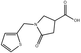 5-OXO-1-(2-THIENYLMETHYL)PYRROLIDINE-3-CARBOXYLIC ACID