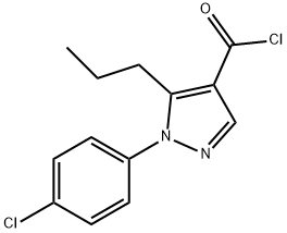 1-(4-CHLOROPHENYL)-5-PROPYL-1H-PYRAZOLE-4-CARBONYL CHLORIDE