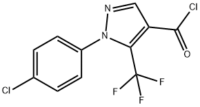 2-(4-CHLOROPHENYL)-3-(TRIFLUOROMETHYL)PYRAZOLE-4-CARBONYL CHLORIDE