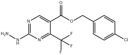 5-(4-CHLOROBENZYLOXYCARBONYL)-4-(TRIFLUOROMETHYL)PYRIMIDIN-2-YL HYDRAZINE