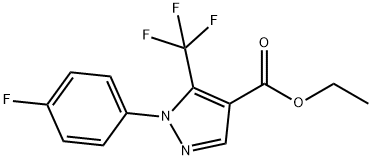 ETHYL 2-(4-FLUOROPHENYL)-3-(TRIFLUOROMETHYL)PYRAZOLE-4-CARBOXYLATE