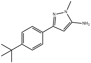 5-AMINO-3-(4-TERT-BUTYLPHENYL)-1-METHYLPYRAZOLE Structural