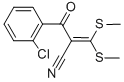 2-(2-CHLOROBENZOYL)-3,3-DI(METHYLTHIO)ACRYLONITRILE Structural