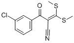 2-(3-CHLOROBENZOYL)-3,3-DI(METHYLTHIO)ACRYLONITRILE