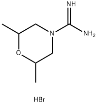 2,6-DIMETHYLMORPHOLINOFORMAMIDINE HYDROBROMIDE Structural