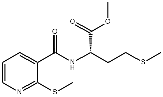 METHYL 4-(METHYLTHIO)-2-([[2-(METHYLTHIO)-3-PYRIDYL]CARBONYL]AMINO)BUTANOATE