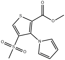 METHYL 4-(METHYLSULFONYL)-3-(1H-PYRROL-1-YL)THIOPHENE-2-CARBOXYLATE