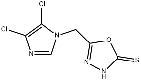 5-[(4,5-DICHLORO-1H-IMIDAZOL-1-YL)METHYL]-1,3,4-OXADIAZOLE-2-THIOL