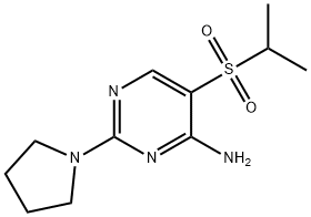 5-(ISOPROPYLSULFONYL)-2-TETRAHYDRO-1H-PYRROL-1-YLPYRIMIDIN-4-AMINE