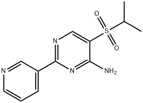 5-(ISOPROPYLSULFONYL)-2-(3-PYRIDYL)PYRIMIDIN-4-AMINE