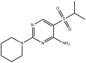 5-(ISOPROPYLSULFONYL)-2-PIPERIDINOPYRIMIDIN-4-AMINE