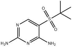 5-(TERT-BUTYLSULFONYL)PYRIMIDINE-2,4-DIAMINE Structural