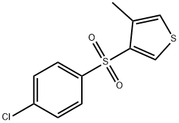 3-[(4-CHLOROPHENYL)SULFONYL]-4-METHYLTHIOPHENE Structural