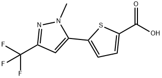 2-[1-METHYL-3-(TRIFLUOROMETHYL)PYRAZOL-5-YL]-THIOPHENE-5-CARBOXYLIC ACID