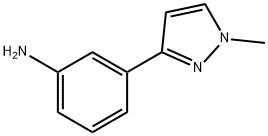 3-(1-Methyl-1H-pyrazol-3-yl)aniline Structural