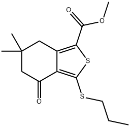 METHYL 6,6-DIMETHYL-4-OXO-3-(PROPYLTHIO)-4,5,6,7-TETRAHYDROBENZO[C]THIOPHENE-1-CARBOXYLATE