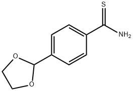 4-(1,3-DIOXOLAN-2-YL)BENZENE-1-CARBOTHIOAMIDE Structural