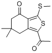 1-ACETYL-6,6-DIMETHYL-3-(METHYLTHIO)-4,5,6,7-TETRAHYDROBENZO[C]THIOPHEN-4-ONE