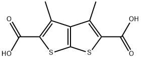 3,4-DIMETHYLTHIENO[2,3-B]THIOPHENE-2,5-DICARBOXYLIC ACID Structural