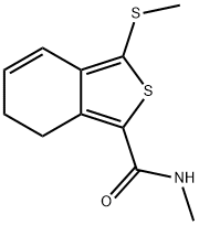 N1-METHYL-3-(METHYLTHIO)-6,7-DIHYDROBENZO[C]THIOPHENE-1-CARBOXAMIDE Structural