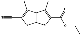 ETHYL 5-CYANO-3,4-DIMETHYLTHIENO[2,3-B]THIOPHENE-2-CARBOXYLATE Structural