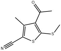 4-ACETYL-3-METHYL-5-(METHYLTHIO)THIOPHENE-2-CARBONITRILE