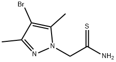 2-(4-BROMO-3,5-DIMETHYL-1H-PYRAZOL-1-YL)ETHANETHIOAMIDE