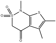 1,5,6-TRIMETHYL-1,2,3,4-TETRAHYDRO-2LAMBDA6-THIENO[2,3-C][1,2]THIAZINE-2,2,4-TRIONE