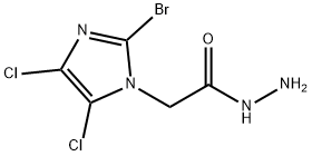 2-(2-BROMO-4,5-DICHLORO-1H-IMIDAZOL-1-YL)ETHANOHYDRAZIDE Structural