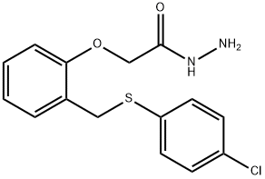 2-(2-[[(4-CHLOROPHENYL)THIO]METHYL]PHENOXY)ETHANOHYDRAZIDE